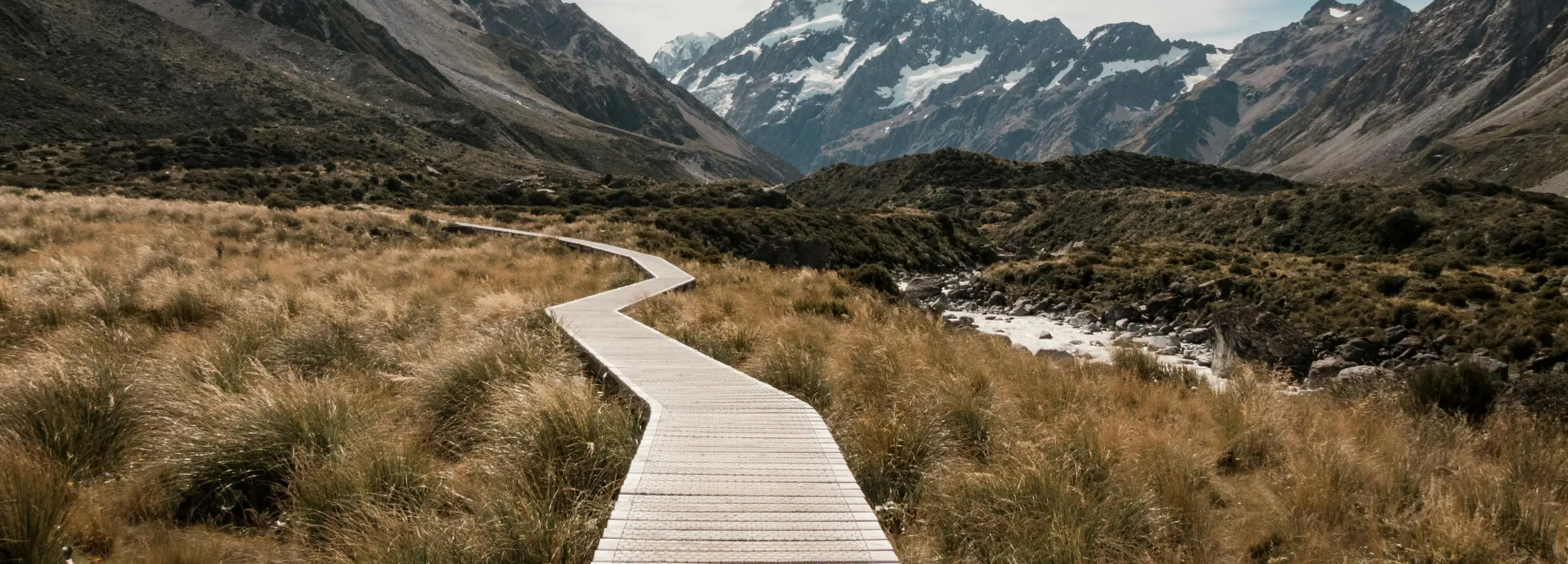 path through the mountains