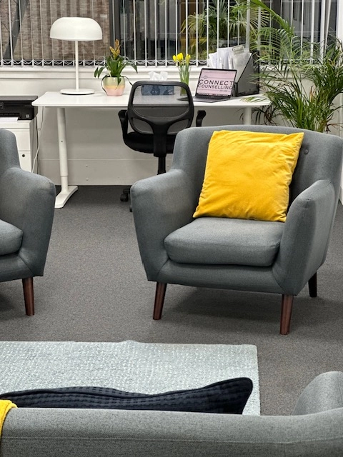Image of my therapy room near Bedford